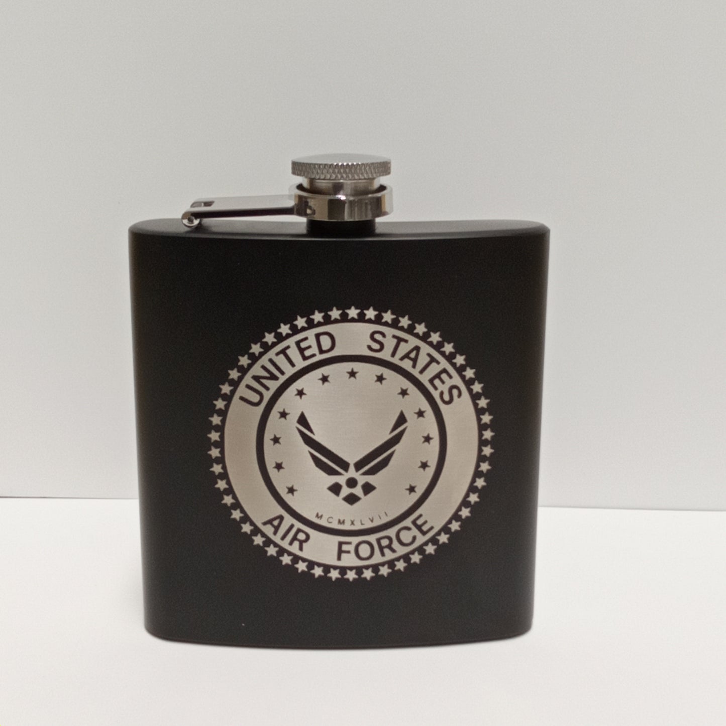 6 oz. Powder Coated Flask