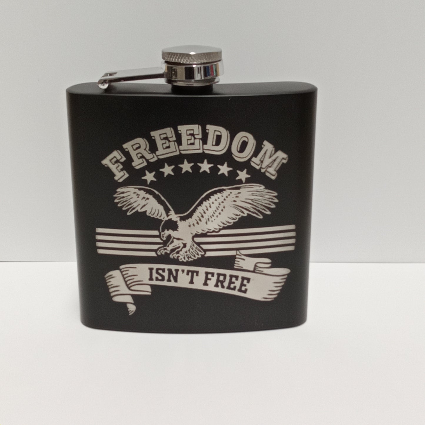 6 oz. Powder Coated Flask