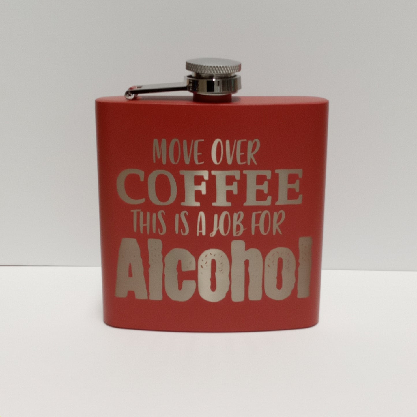 6 oz. Powder Coated Flask