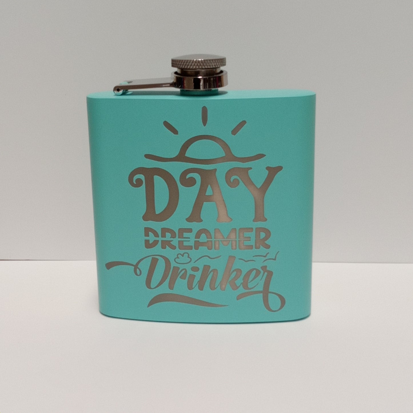 6 oz. Powder Coated Flask