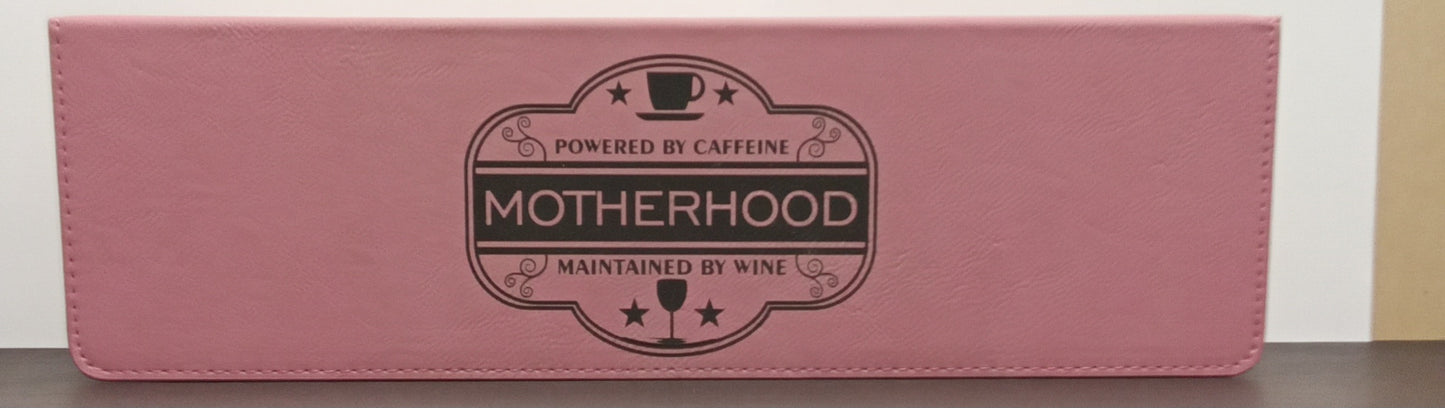 Pink Leatherette Single Wine Box with Tools