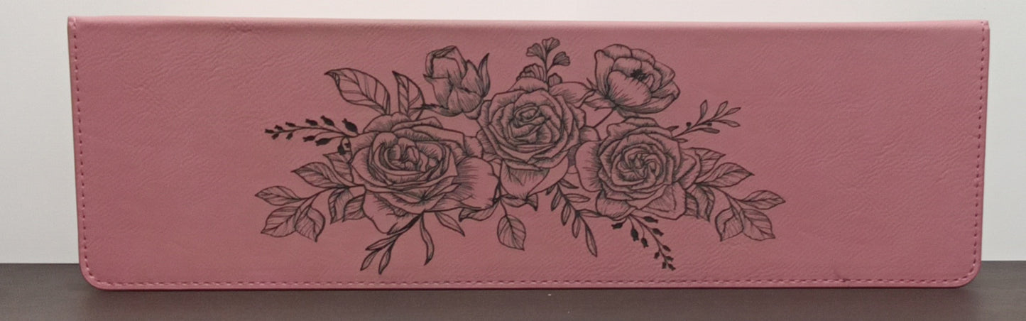 Pink Leatherette Single Wine Box with Tools