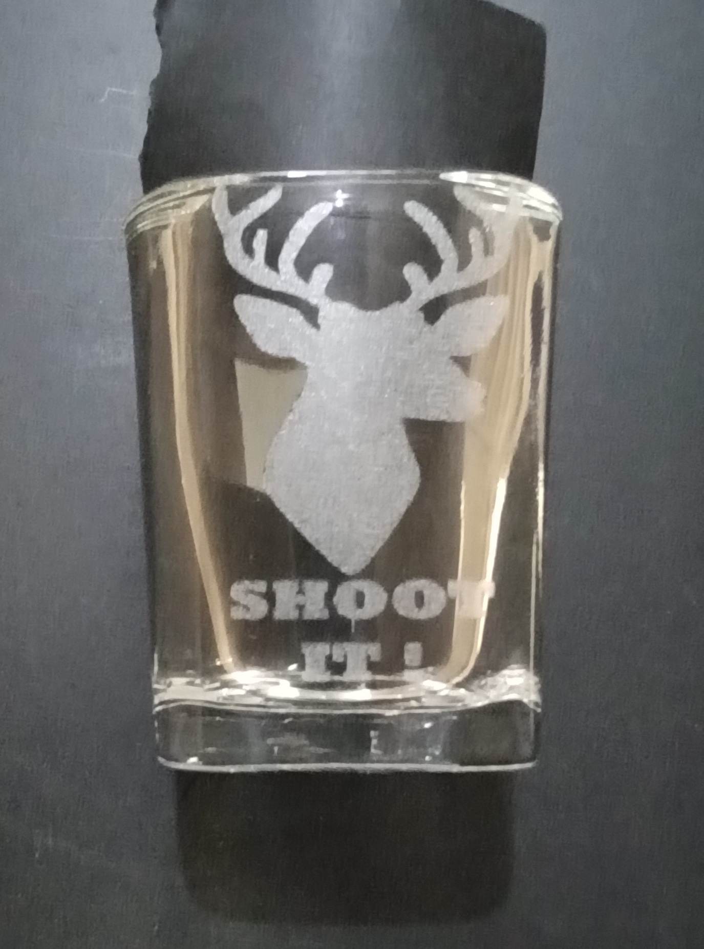 Custom Shot Glasses with Heavy Base (Square)