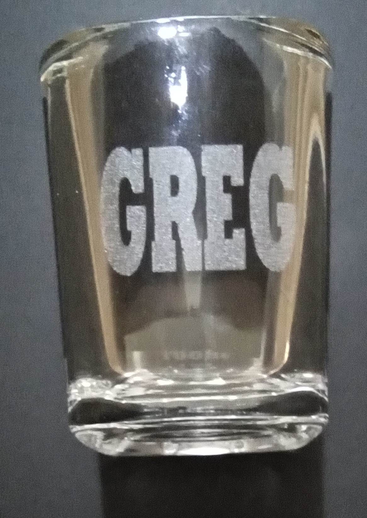 Custom Shot Glasses with Heavy Base (Square)