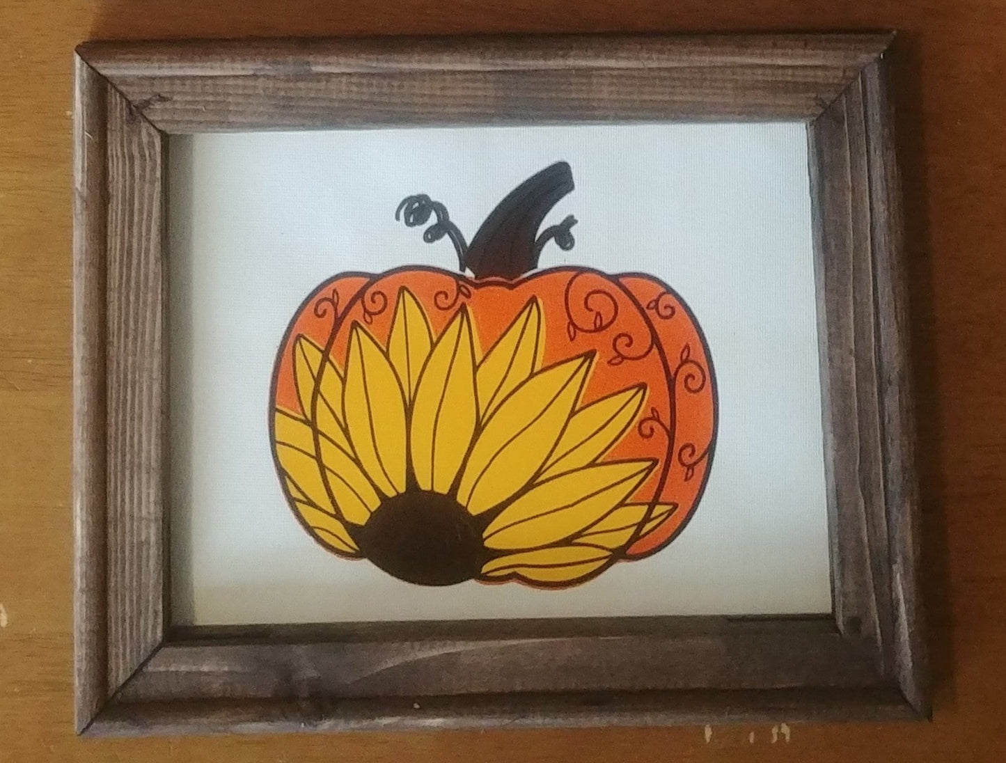 Reverse Canvas Pumpkins
