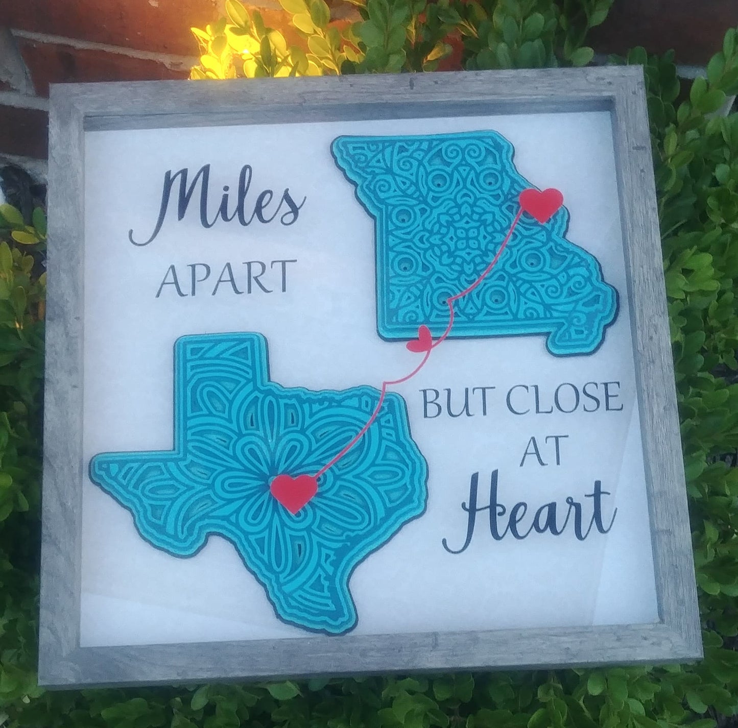 Miles Apart but Close at Heart