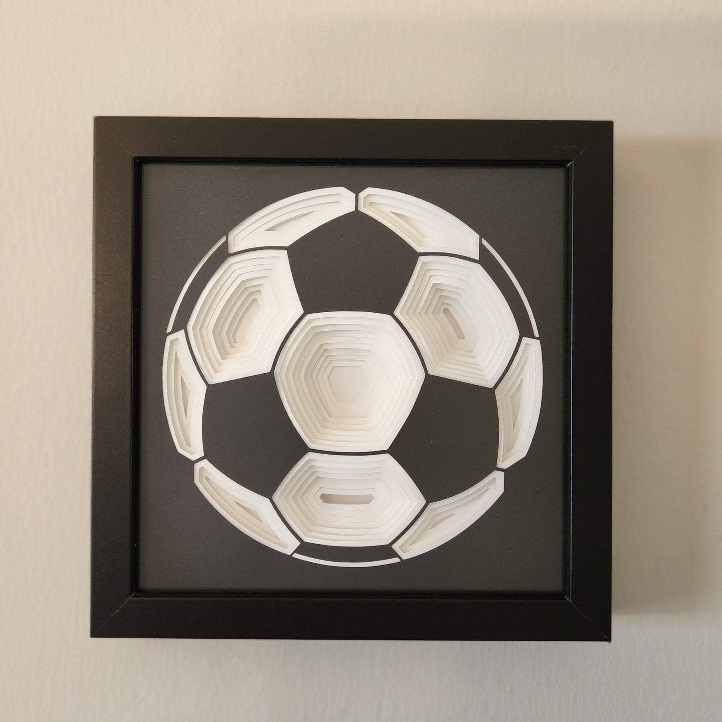 Soccer Ball Layered Design