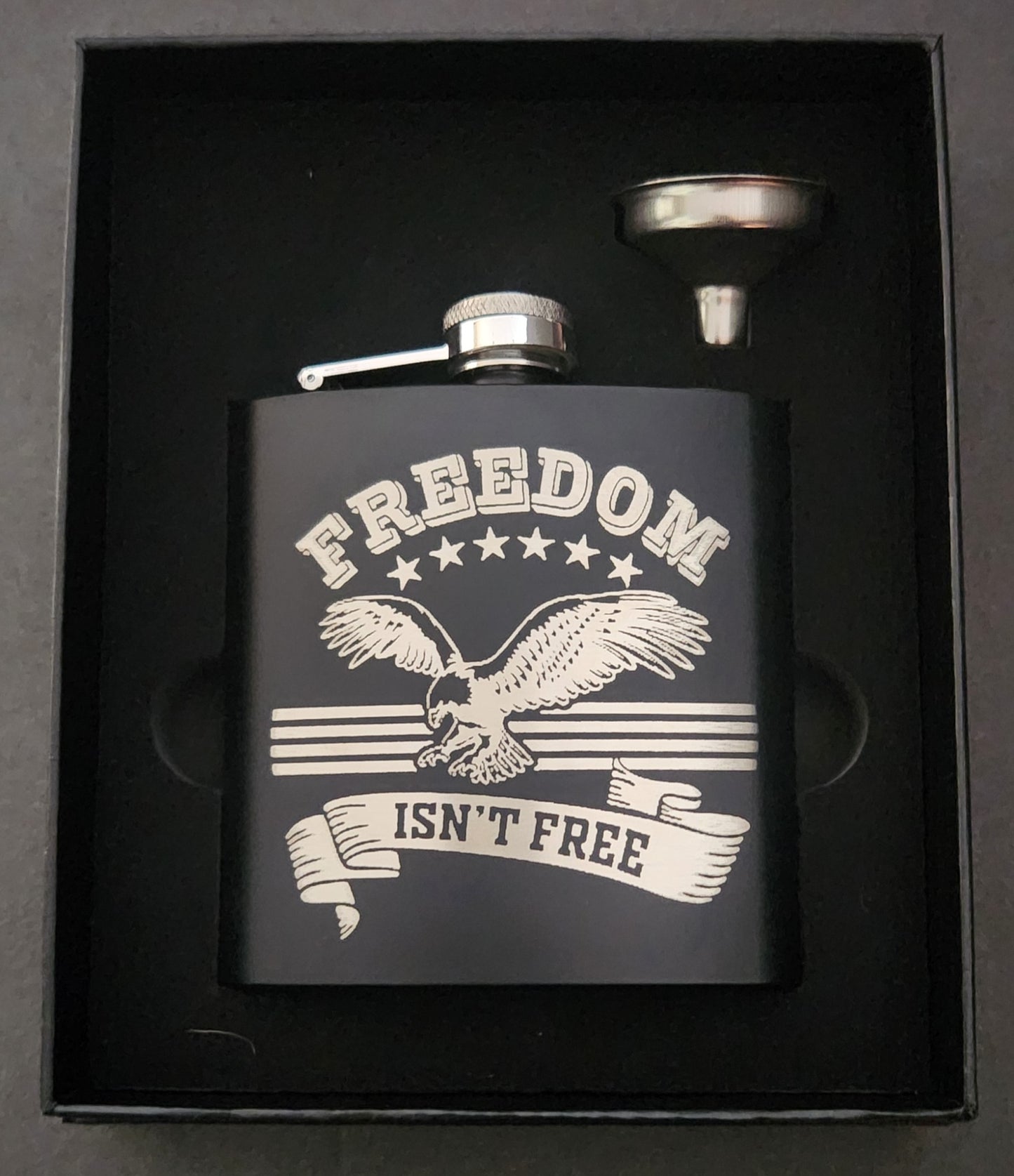 6oz Flask with Gift Box and Funnel