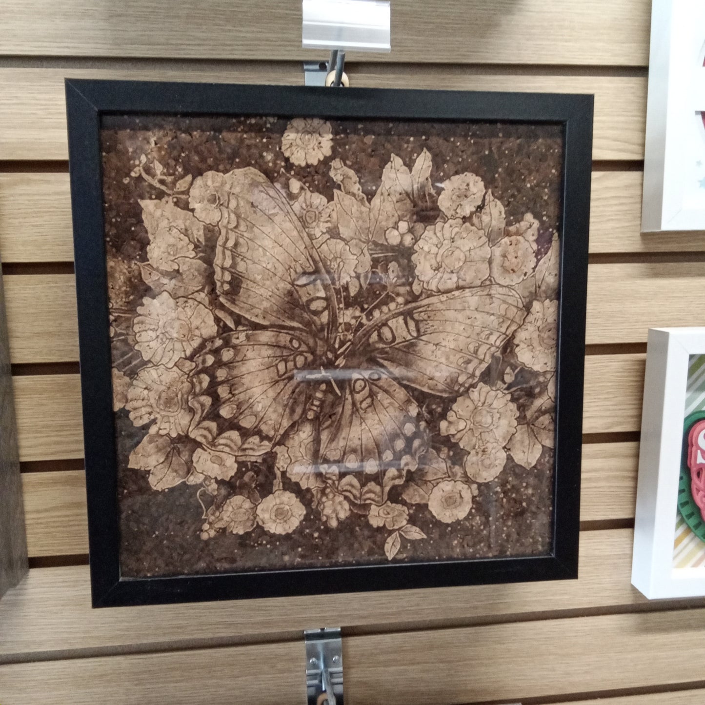 12 X 12 Framed Cork Picture