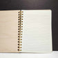 Wooden notebook