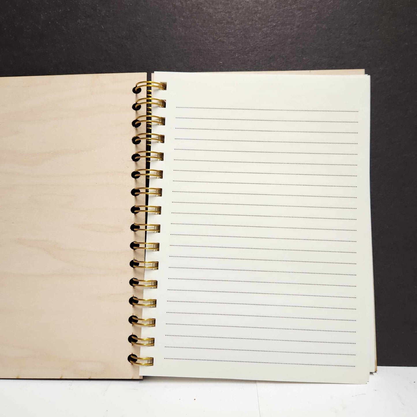 Wooden notebook