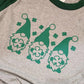 Green Raglan St. Patty's Gnome Shirt