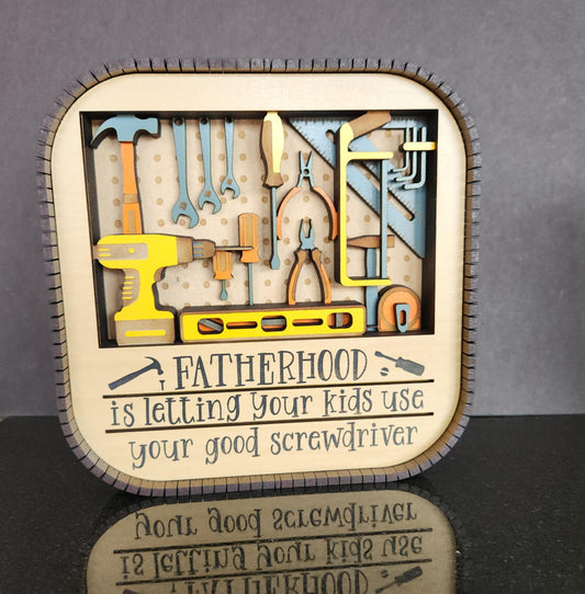 Fatherhood Shelf Sitter