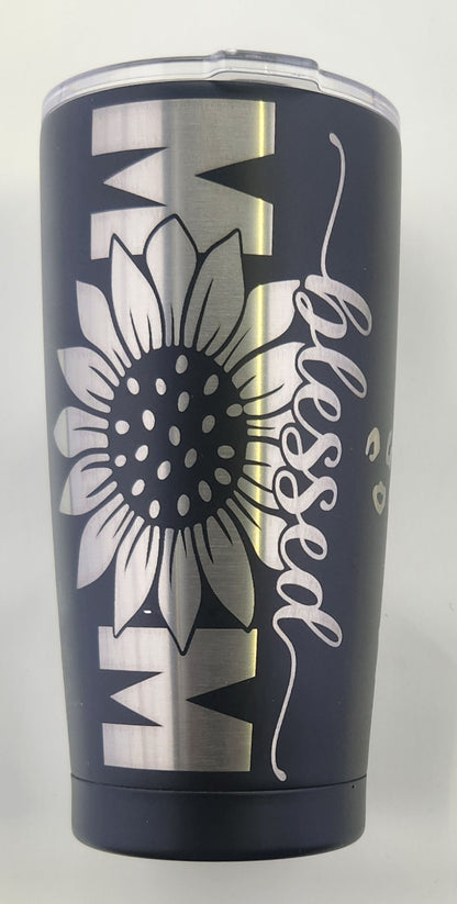 18.5oz Black Tumblers (FULL WRAP)