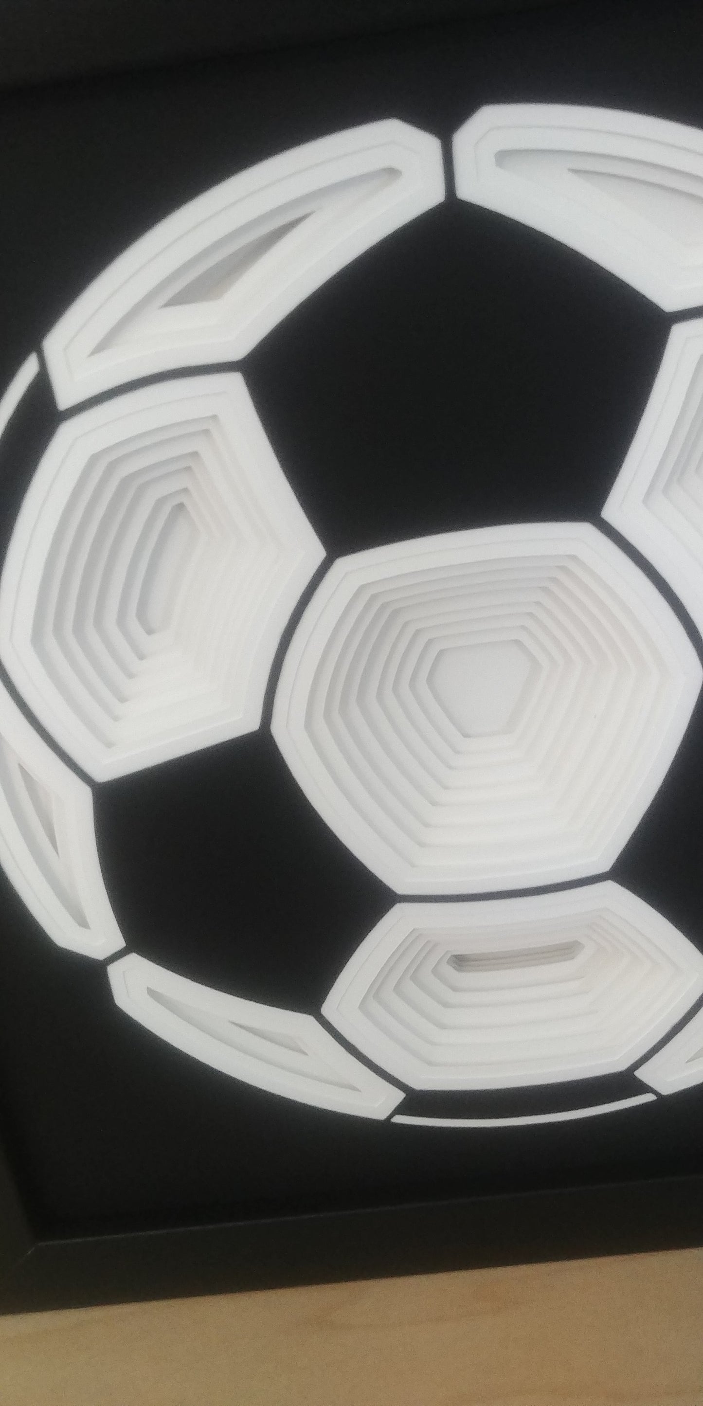 Soccer Ball Layered Design