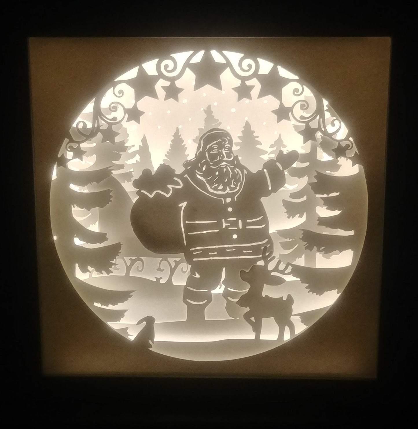 Santa Light Box