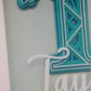 3D Layered Name Shadowbox