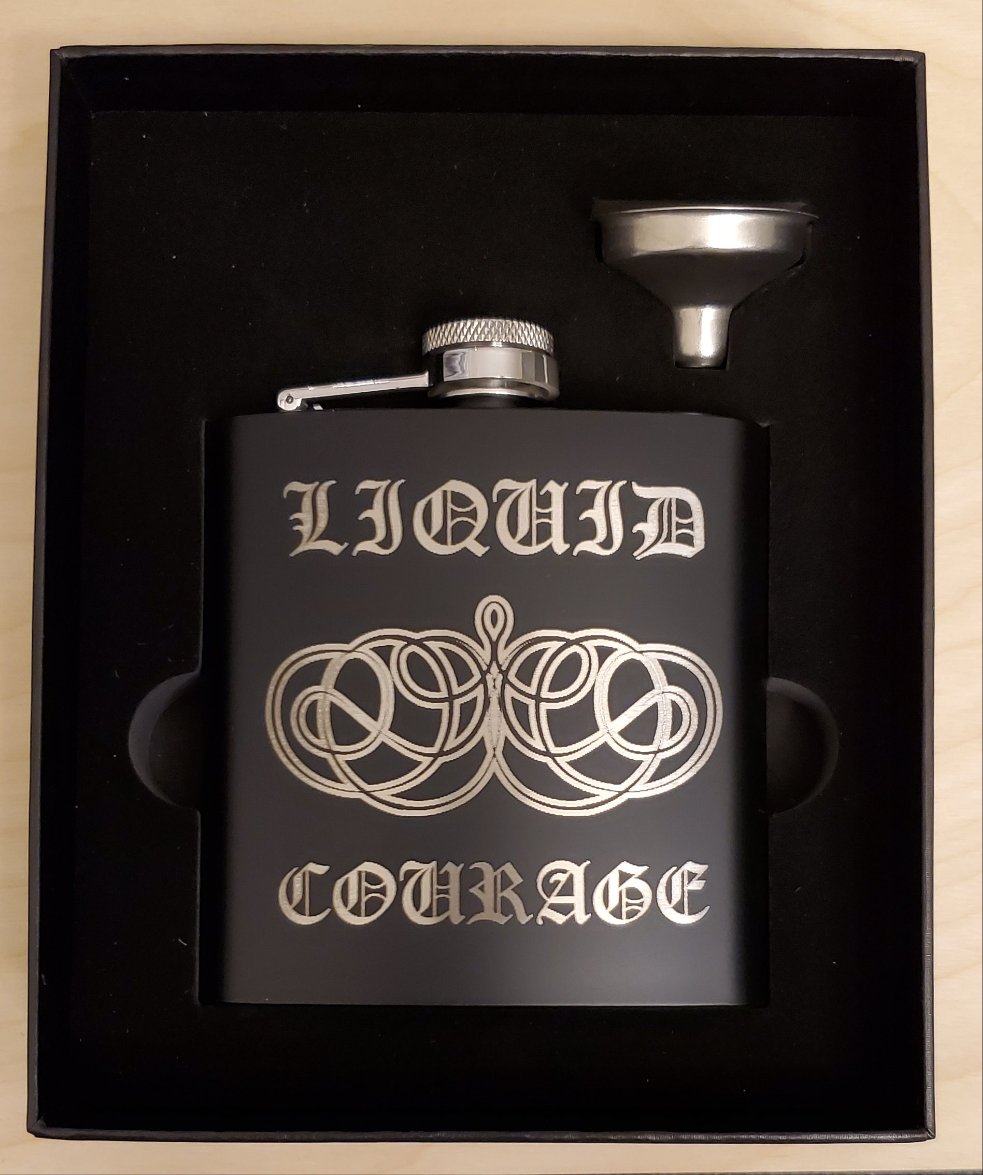 6oz Flask with Gift Box and Funnel