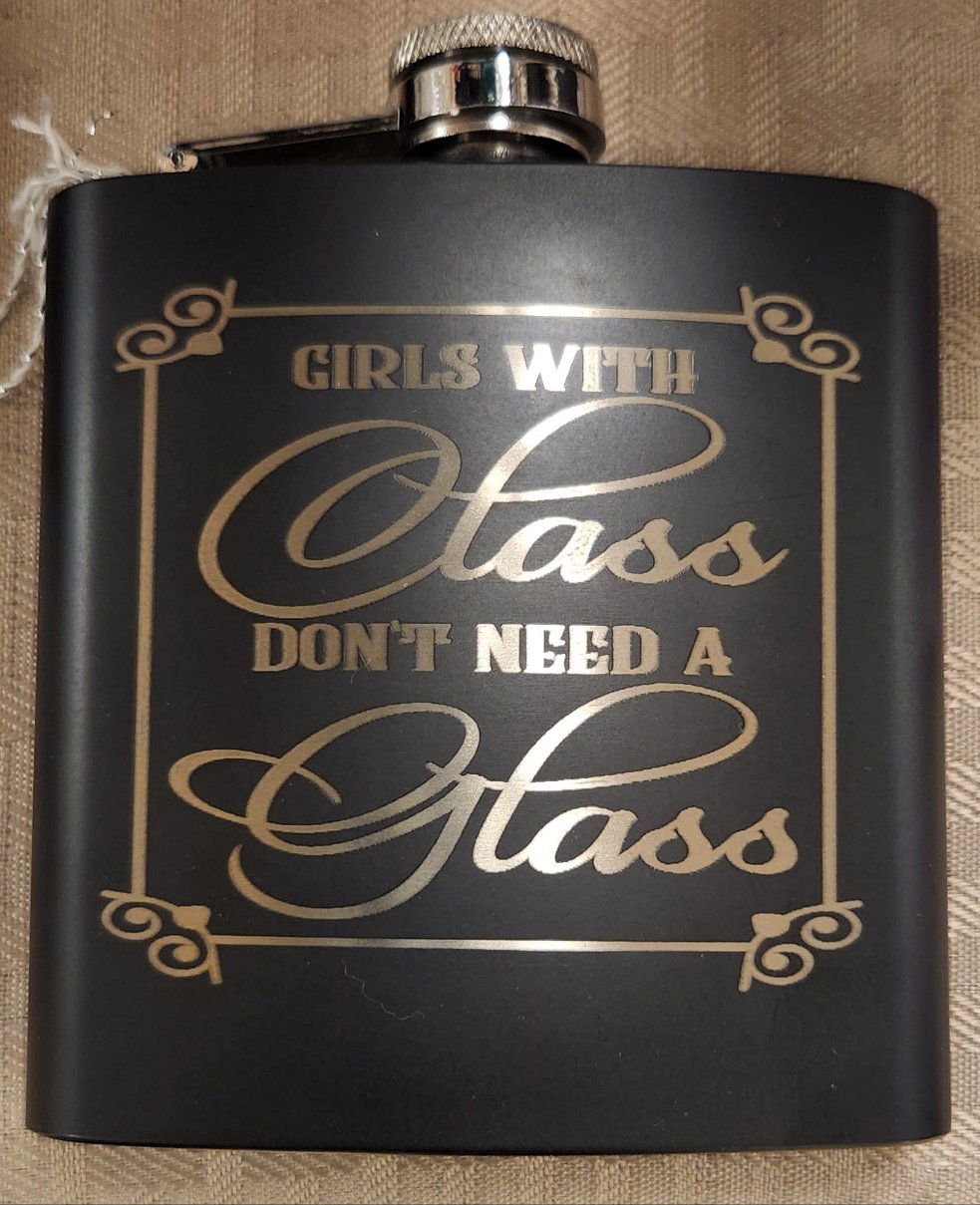 6oz Flask with Gift Box and Funnel