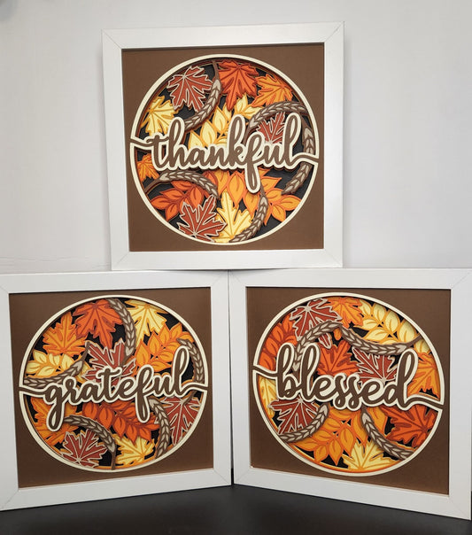 Thankful, Grateful or Blessed