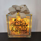Thanksgiving Glass Block