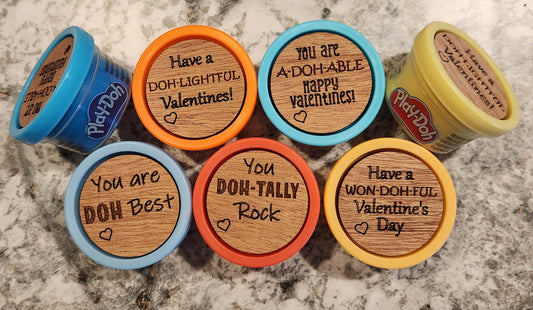 Play-doh Valentines