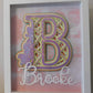 3D Layered Name Shadowbox